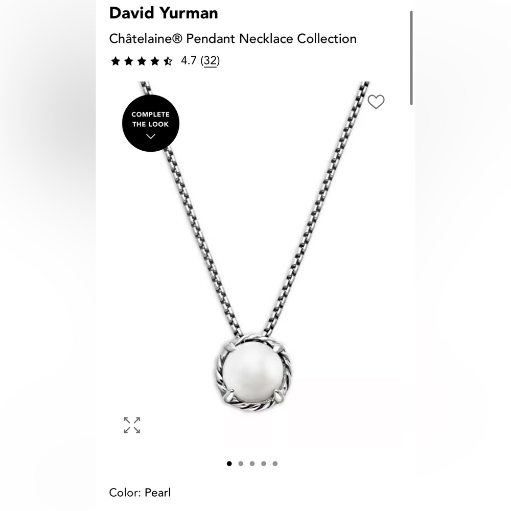 Châtelaine® Pendant Necklace with Cultured Freshwater Pearl